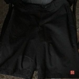 Vans red kap work shorts